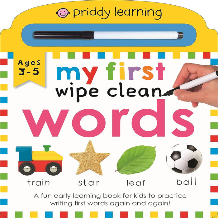 My First Wipe Clean Book-Activity Books-Priddy Books-Toycra