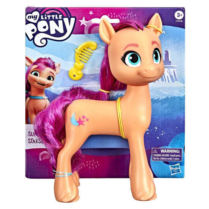 My Little Pony A New Generation Mega Movie Friends -8-Inch Pony Toy with Comb-Action & Toy Figures-My Little Pony-Toycra