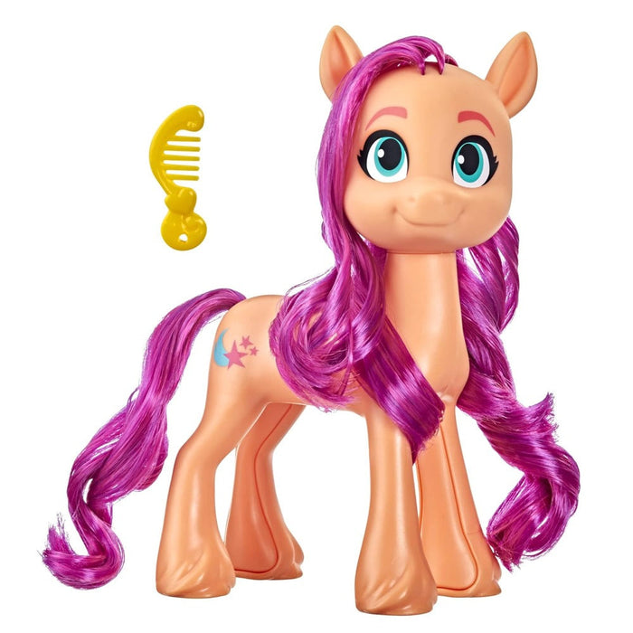 My Little Pony A New Generation Mega Movie Friends -8-Inch Pony Toy with Comb-Action & Toy Figures-My Little Pony-Toycra