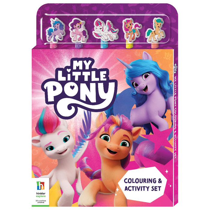 My Little Pony Colouring & Activity Set-Activity Books-RBC-Toycra