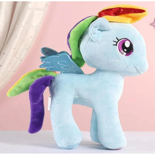 My Little Pony Rainbow Dash Plush Soft Toy Blue - Height 25 cm-Soft Toy-Striders-Toycra