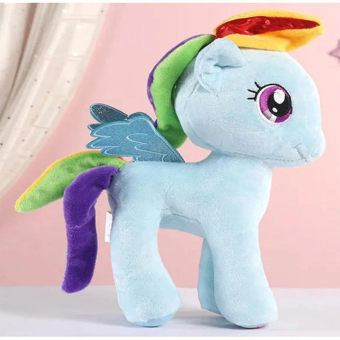 My Little Pony Rainbow Dash Plush Soft Toy Blue Height 25 cm Toycra