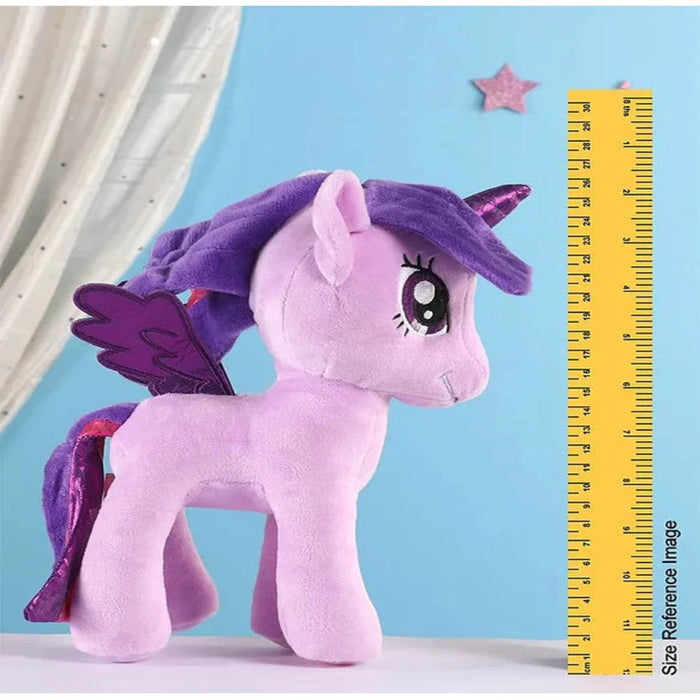 My Little Pony Twilight Sparkle Plush Soft Toy Purple - Height 25 cm-Soft Toy-Striders-Toycra