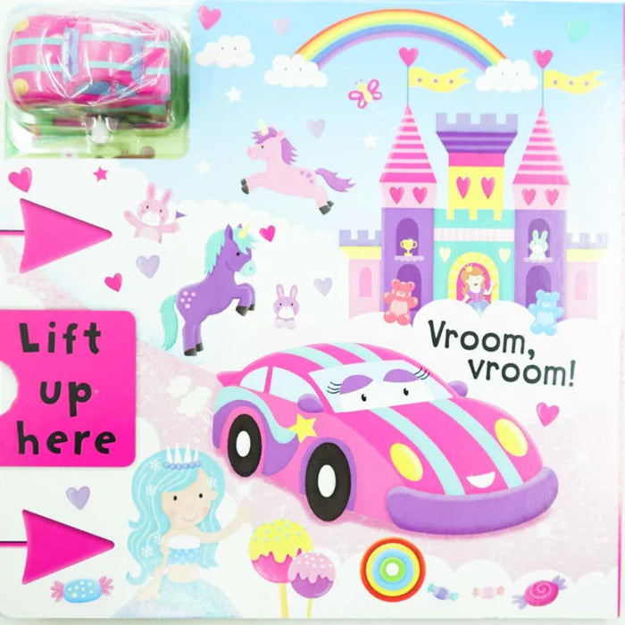 My Little Race Car With Fold-Out Play Track-Board Book-RBC-Toycra