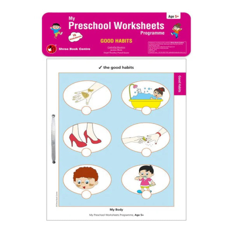 My Preschool Worksheets Programme (Set Of 6 Worksheets)