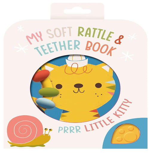 My Soft Rattle & Teether Book-Cloth Book-Toycra Books-Toycra