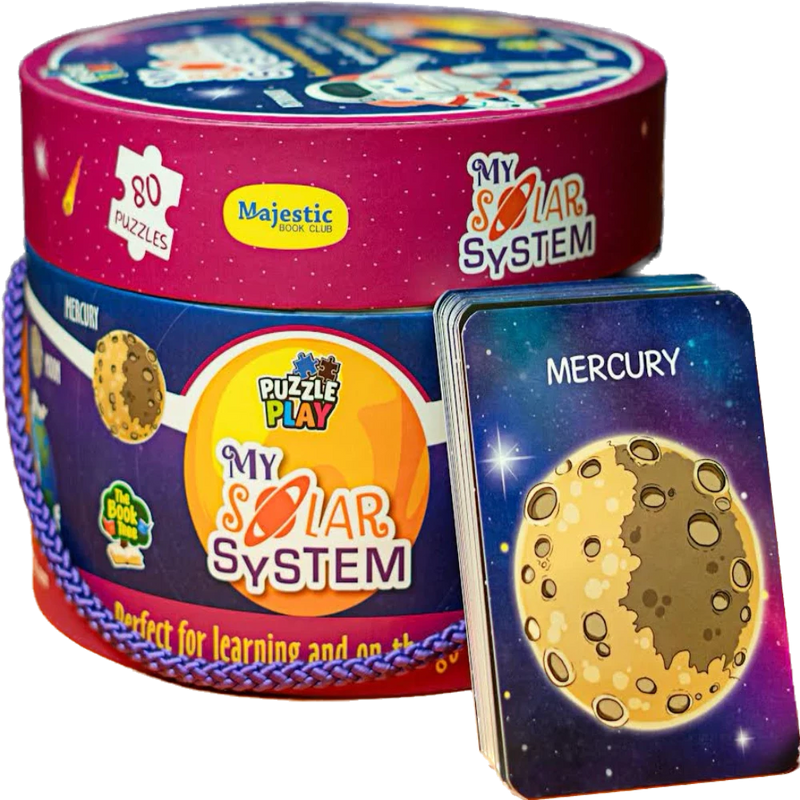 My Solar System Flash Cards & Puzzles (80 Puzzles)