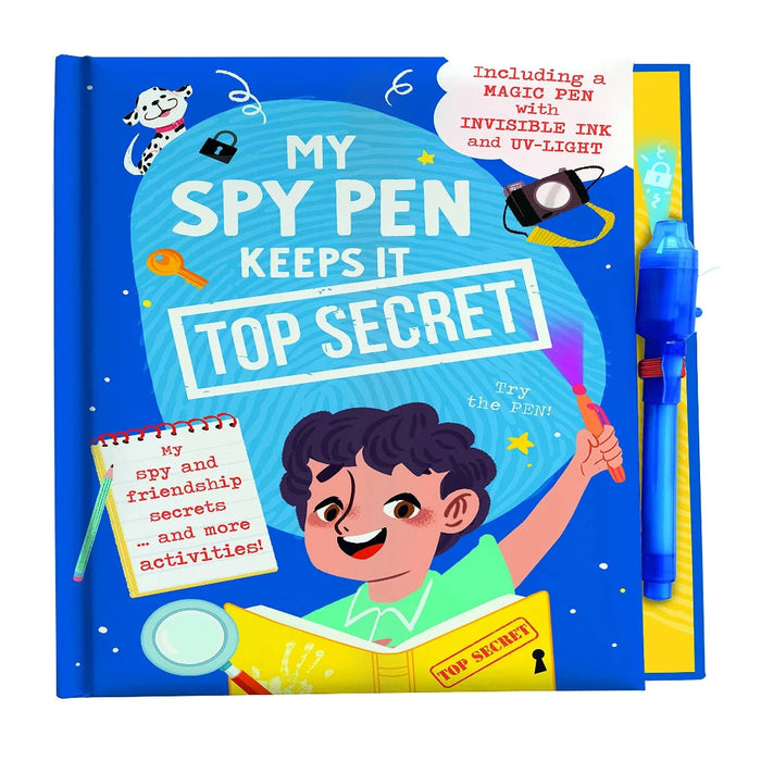 My Spy Pen Keeps It Top Secret-Activity Books-Toycra Books-Toycra