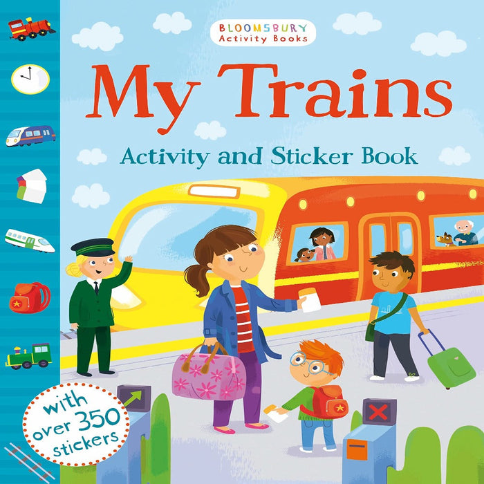 My Trains Activity And Sticker Book-Sticker Book-Bl-Toycra