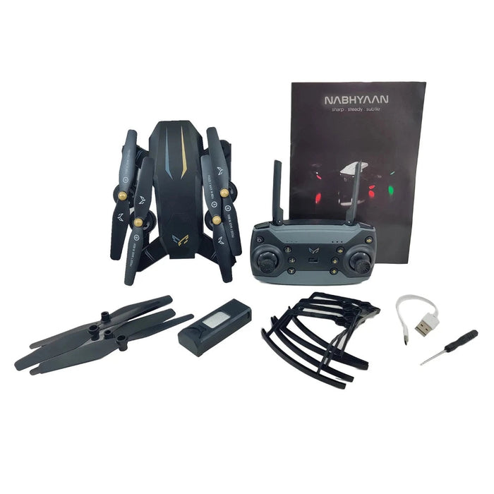 NABHYAAN Drone 1080 BLACK - PREMIUM BAG VERSION-RC Toys-Electrobotic-Toycra