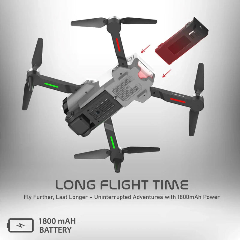 NABHYAN PRO Drone 1080- WHITE ( Bag Version )