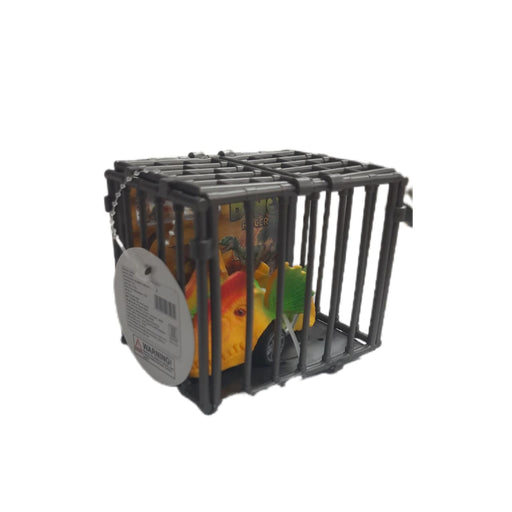 Ne Animal Cage With Dino Car-Action & Toy Figures-Rowan-Toycra