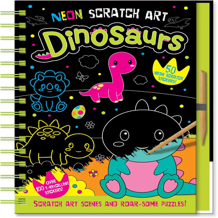 Neon Scratch Art-Activity Books-Toycra Books-Toycra