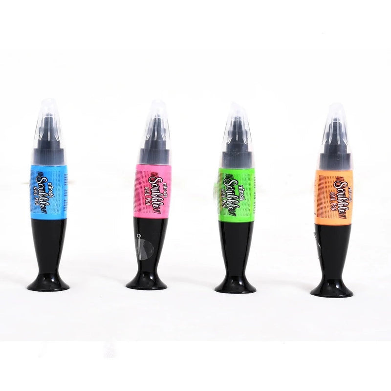 Neon Scribble Nail Pen