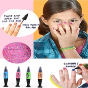 Neon Scribble Nail Pen