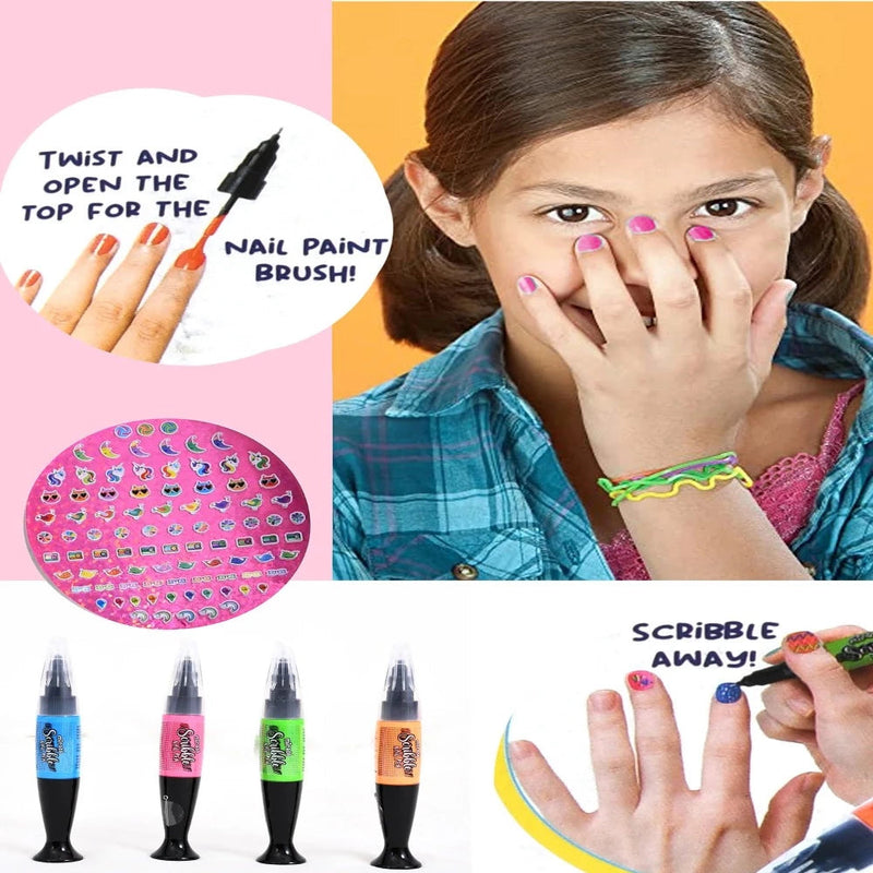 Neon Scribble Nail Pen