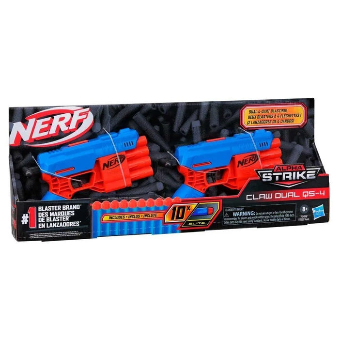 Nerf Alpha Strike Claw Dual QS-4 Blaster Set-Action & Toy Figures-Nerf-Toycra