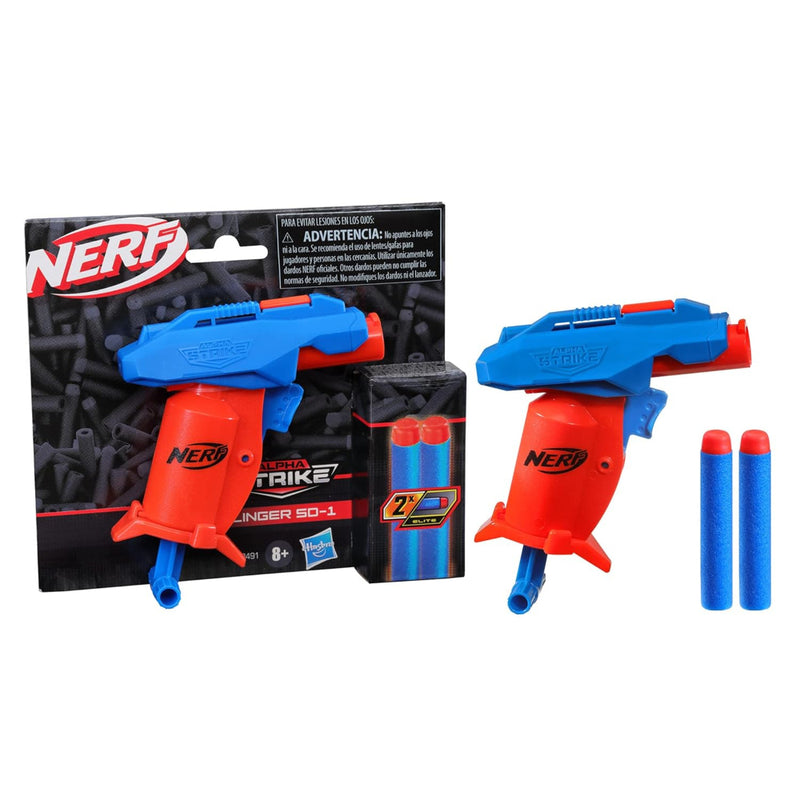 Nerf Alpha Strike Slinger Sd-1 Single-Fire Dart Blaster