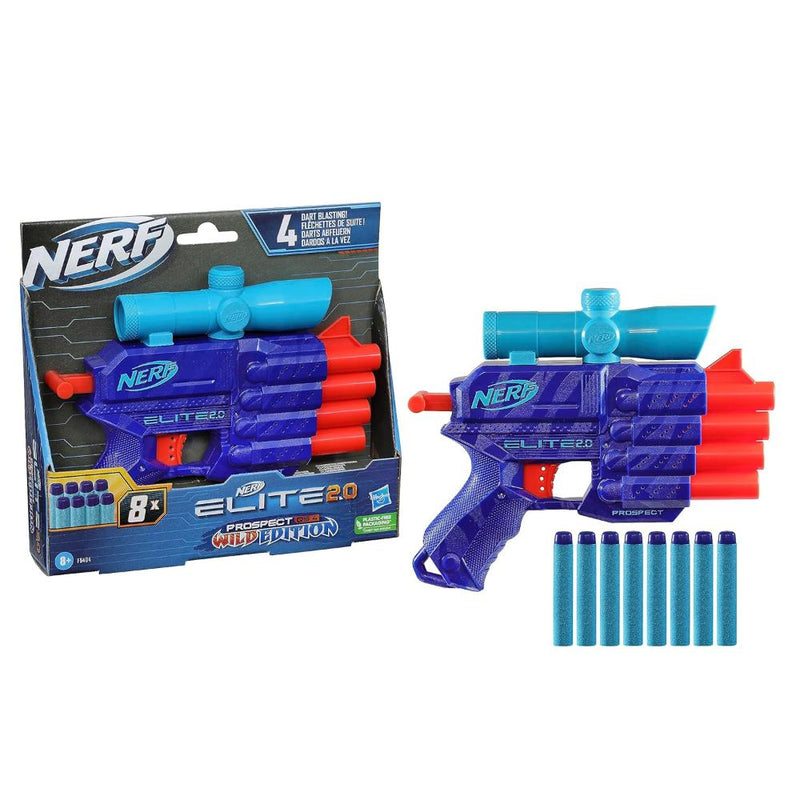 Nerf Elite 2.0 Prospect Qs-4 Blaster Wild Edition