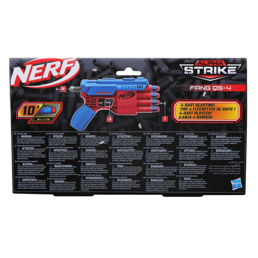 Nerf Fang QS-4 Nerf Alpha Strike Toy Blaster-Action & Toy Figures-Nerf-Toycra