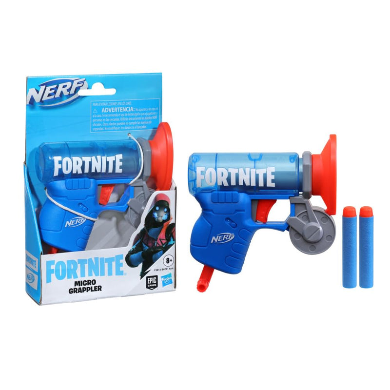 Nerf Fortnite MicroShots Micro Grappler Mini Dart-Firing Blaster