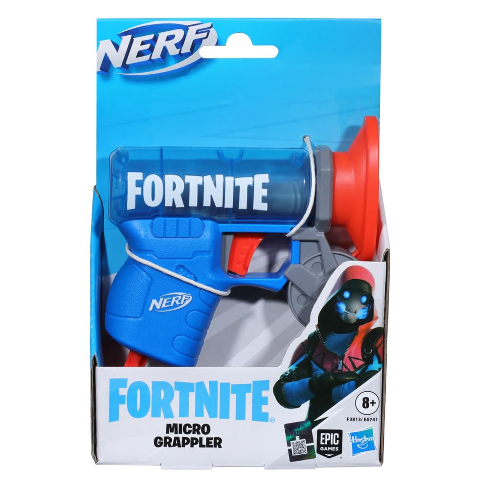 Nerf Fortnite MicroShots Micro Grappler Mini Dart-Firing Blaster