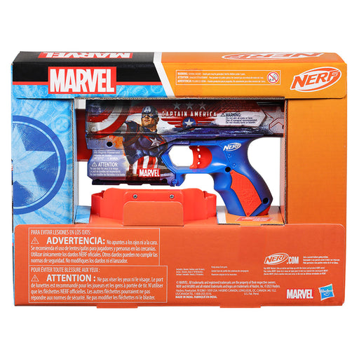 Nerf Inked Marvel Captain America Blaster-Action & Toy Figures-Nerf-Toycra