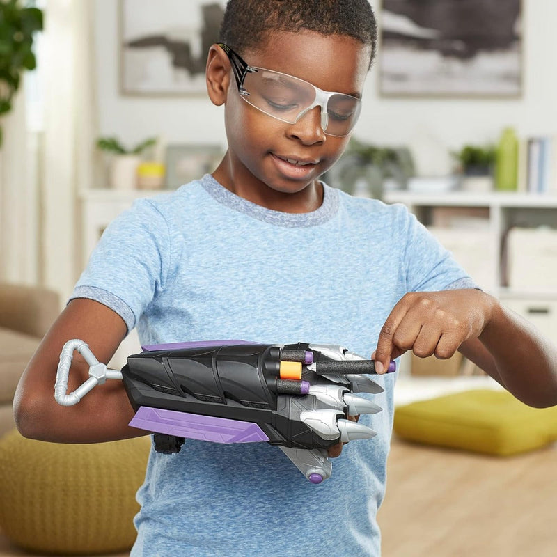 Nerf Marvel Mech Strike Mechasaurs Black Panther Sabre Claw Blaster