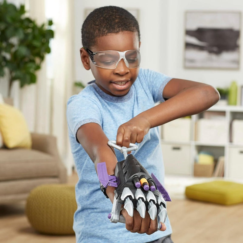 Nerf Marvel Mech Strike Mechasaurs Black Panther Sabre Claw Blaster