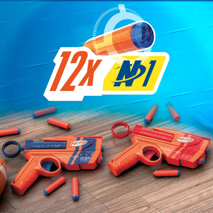 Nerf N Series Duo Pack Dart Blasters and 12 N1 Darts-Action & Toy Figures-Nerf-Toycra