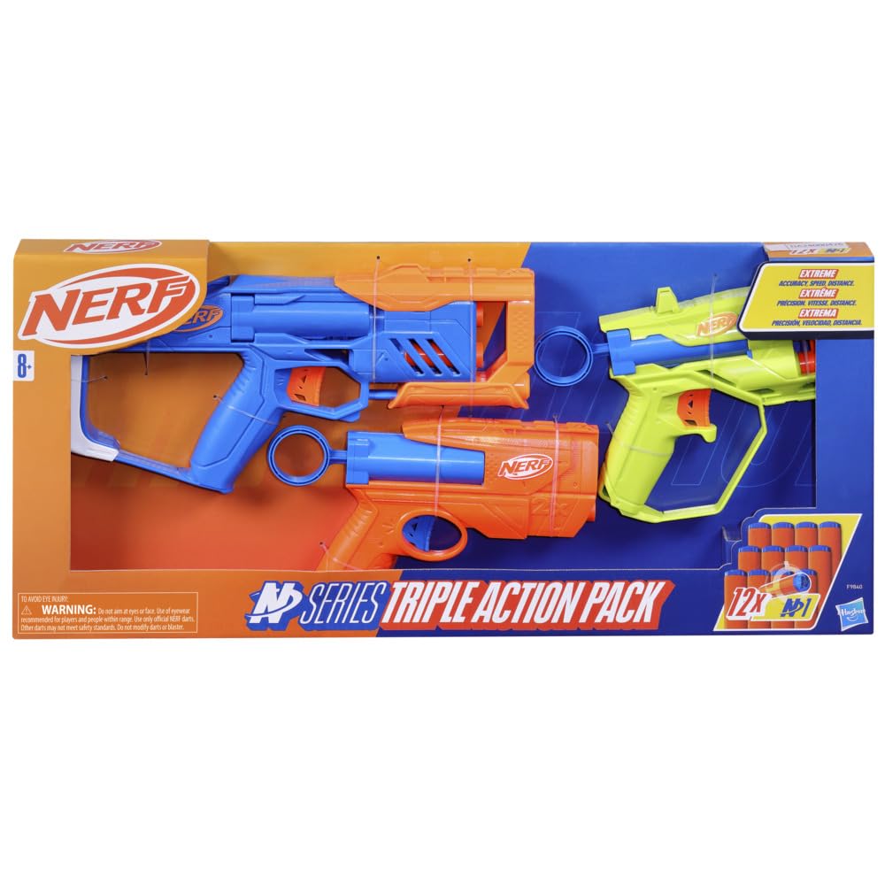 Nerf N Series Triple Action Pack | Buy Online at Toycra