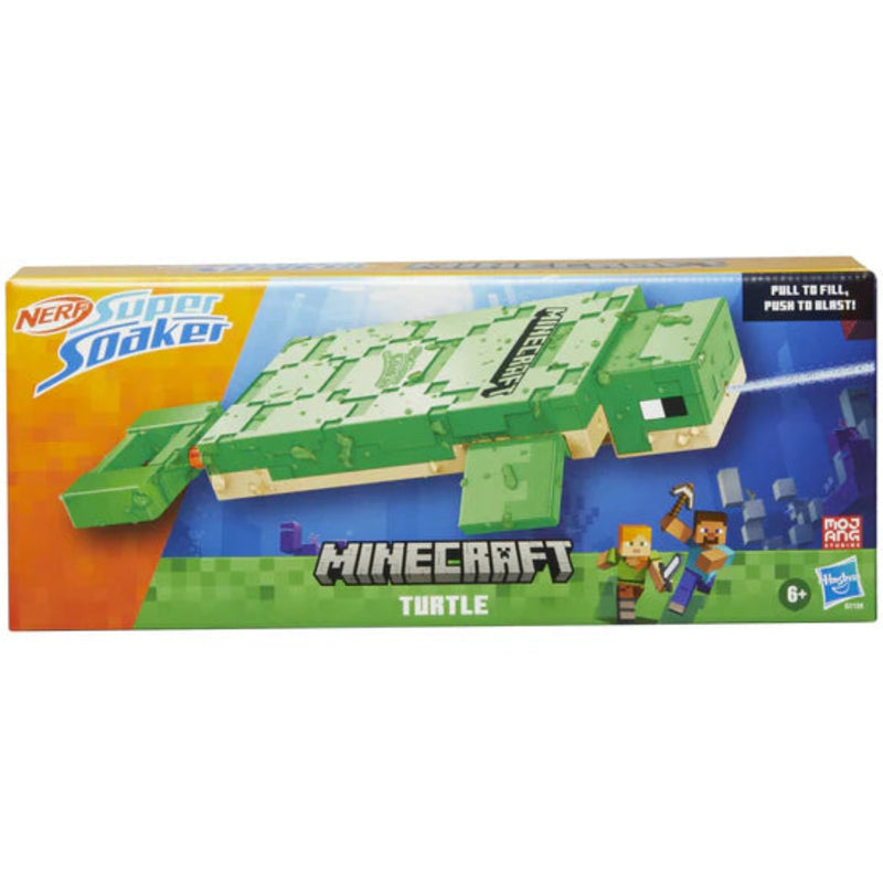 Nerf Super Soaker Minecraft Turtle Water Blaster Gun