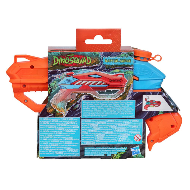 Nerf Super Soaker Nerf Dinosquad Raptor-Surge Water Blaster