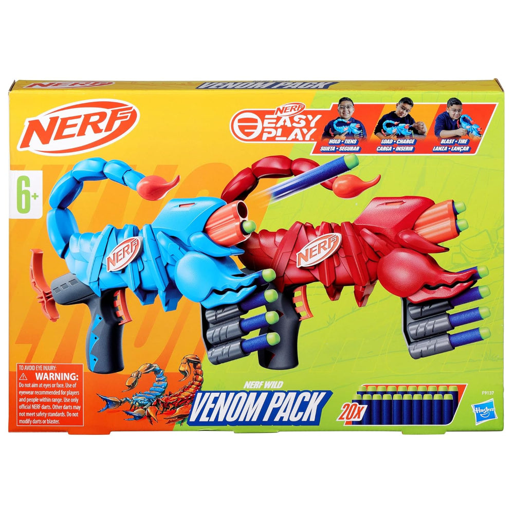 NERF まとめ売り Nerf Wild Venom Pack | Buy Online at Toycra