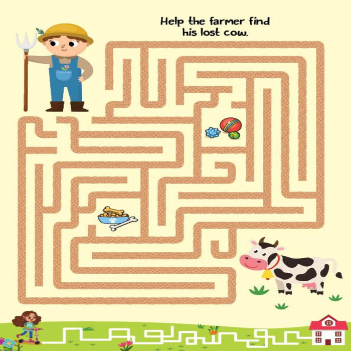 Never Bored With mazes Books-Activity Books-Booktopus-Toycra