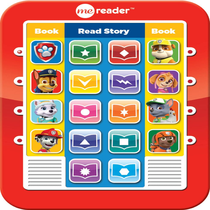 Nickelodeon Paw Patrol Electronic Reader And 8 Sound Book Library-Story Books-RBC-Toycra