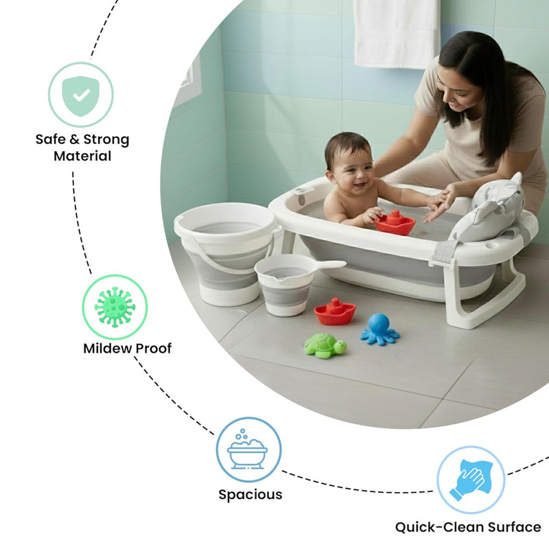 Nuluv 4-in-1 Baby Bath Set