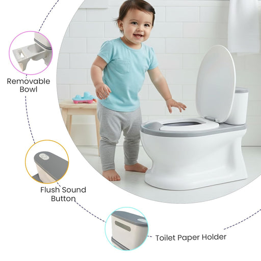 Nuluv Baby Potty Training Seat with Flush Sound-Bath Toys-Nuluv-Toycra