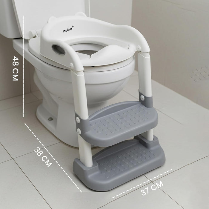 Nuluv Baby Potty Training Seat with Step Ladder-Bath Toys-Nuluv-Toycra