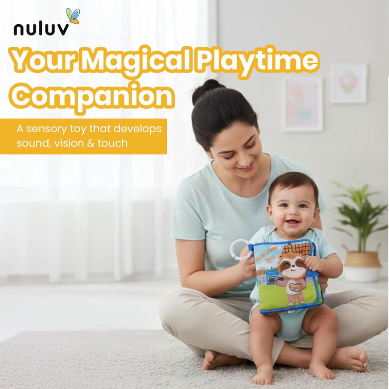 Nuluv Cloth Peek-a-Book Soft Toy for Babies