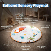 Nuluv Jungle Jamboree Activity Play Mat for Babies