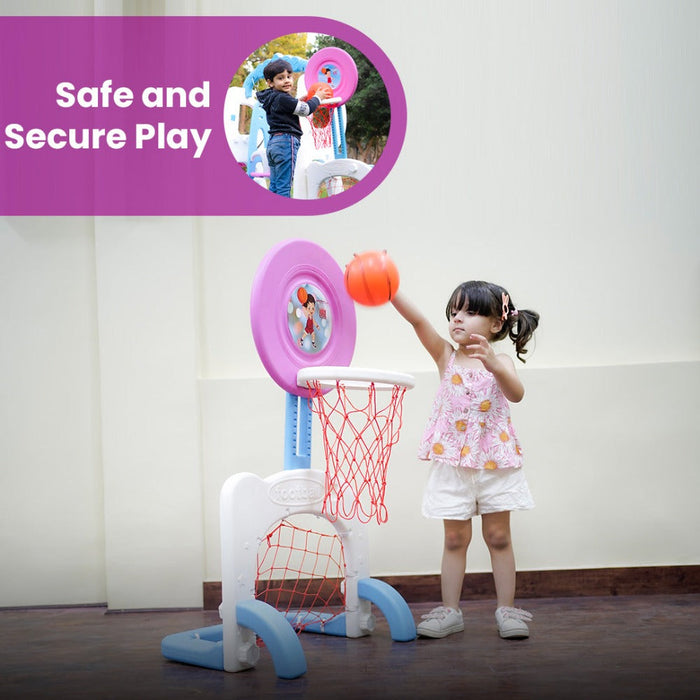 OK Play 3 in 1 Basketball Combo-Outdoor Toys-Ok Play-Toycra