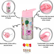 ONS KIDS Stainless Steel Water Bottle - 532 ML