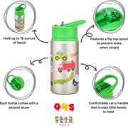 ONS KIDS Stainless Steel Water Bottle - 532 ML