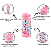 ONS KIDS Stainless Steel Water Bottle for Kids -(350ml)