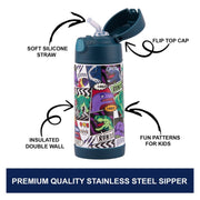 ONS KIDS Stainless Steel Water Bottle for Kids -(350ml)
