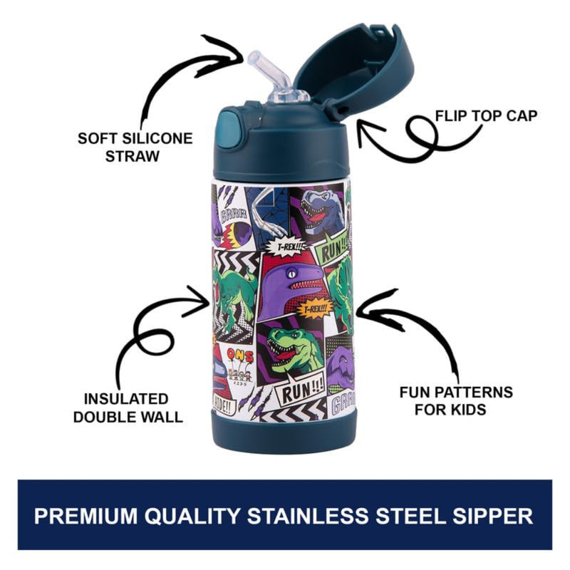 ONS KIDS Stainless Steel Water Bottle for Kids -(350ml)