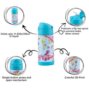 ONS KIDS Stainless Steel Water Bottle for Kids -(350ml)