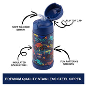 ONS KIDS Stainless Steel Water Bottle for Kids -(350ml)