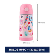 ONS KIDS Stainless Steel Water Bottle for Kids -(350ml)